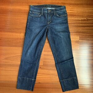 Womens Joes Jeans Size 26 Capri Dark Wash Mid Rise